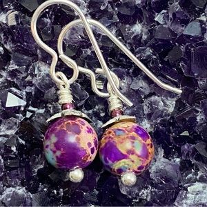 Impression Jasper Earrings
